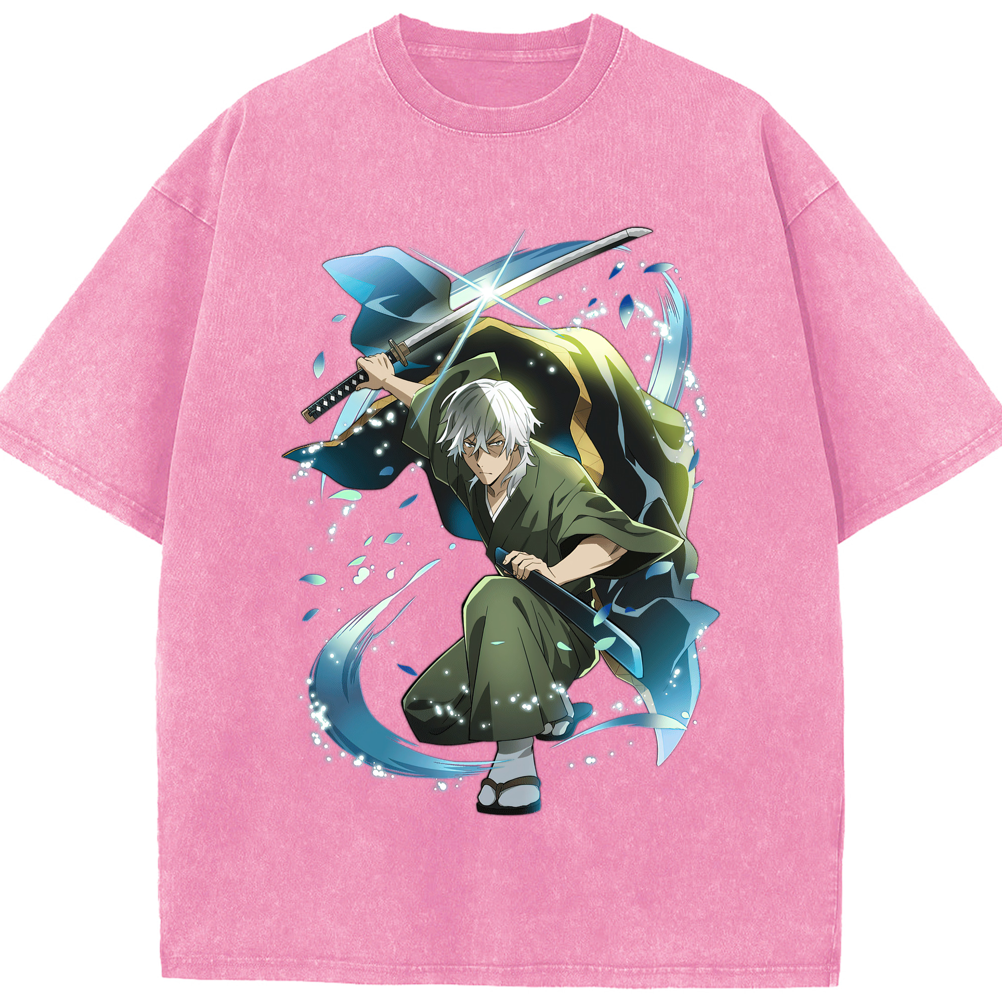 （画像用） 文豪ストレイドッグス Bungo Stray Dogs 綿100% ヴィンテージ風 半袖Tシャツ（フロントプリント）